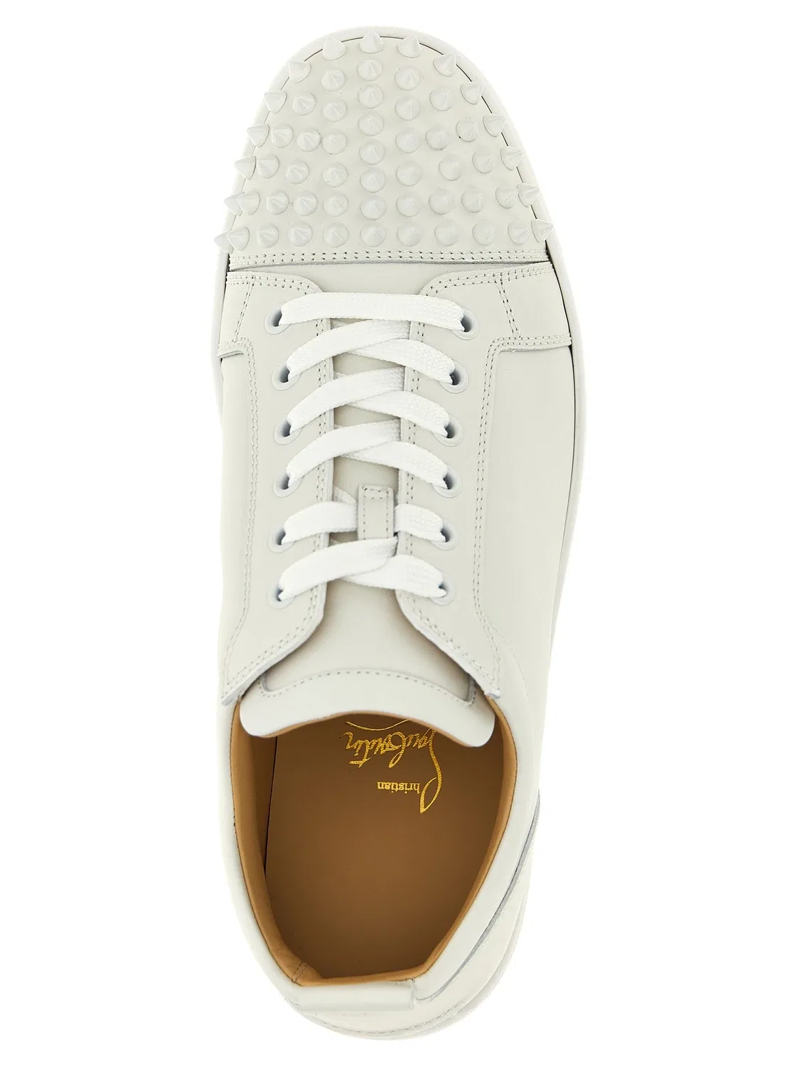 Кроссовки 'Louis Junior Spikes' Christian Louboutin, белый — фото 4