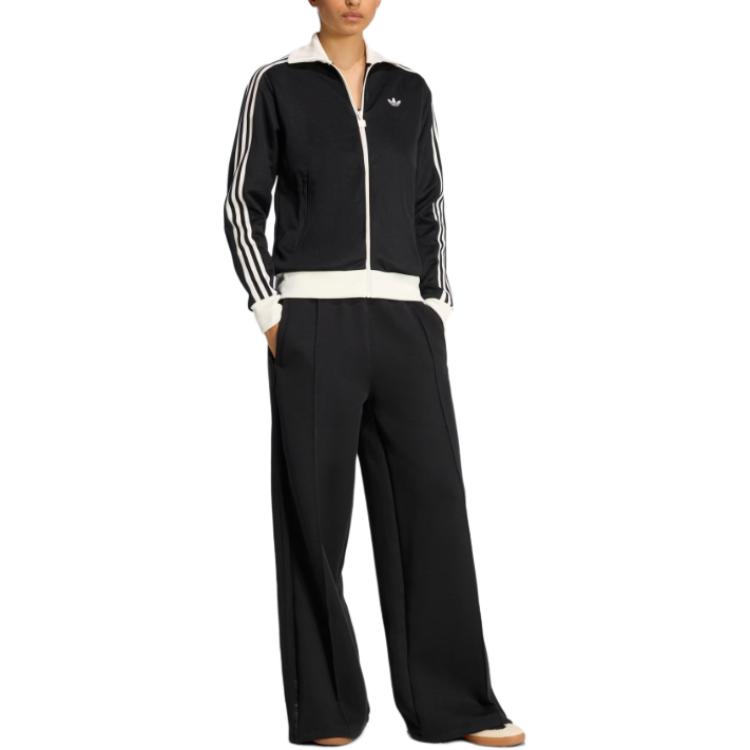 Куртка TRACK TOP CLASSIC женская Adidas Originals, черный/белый — фото 4
