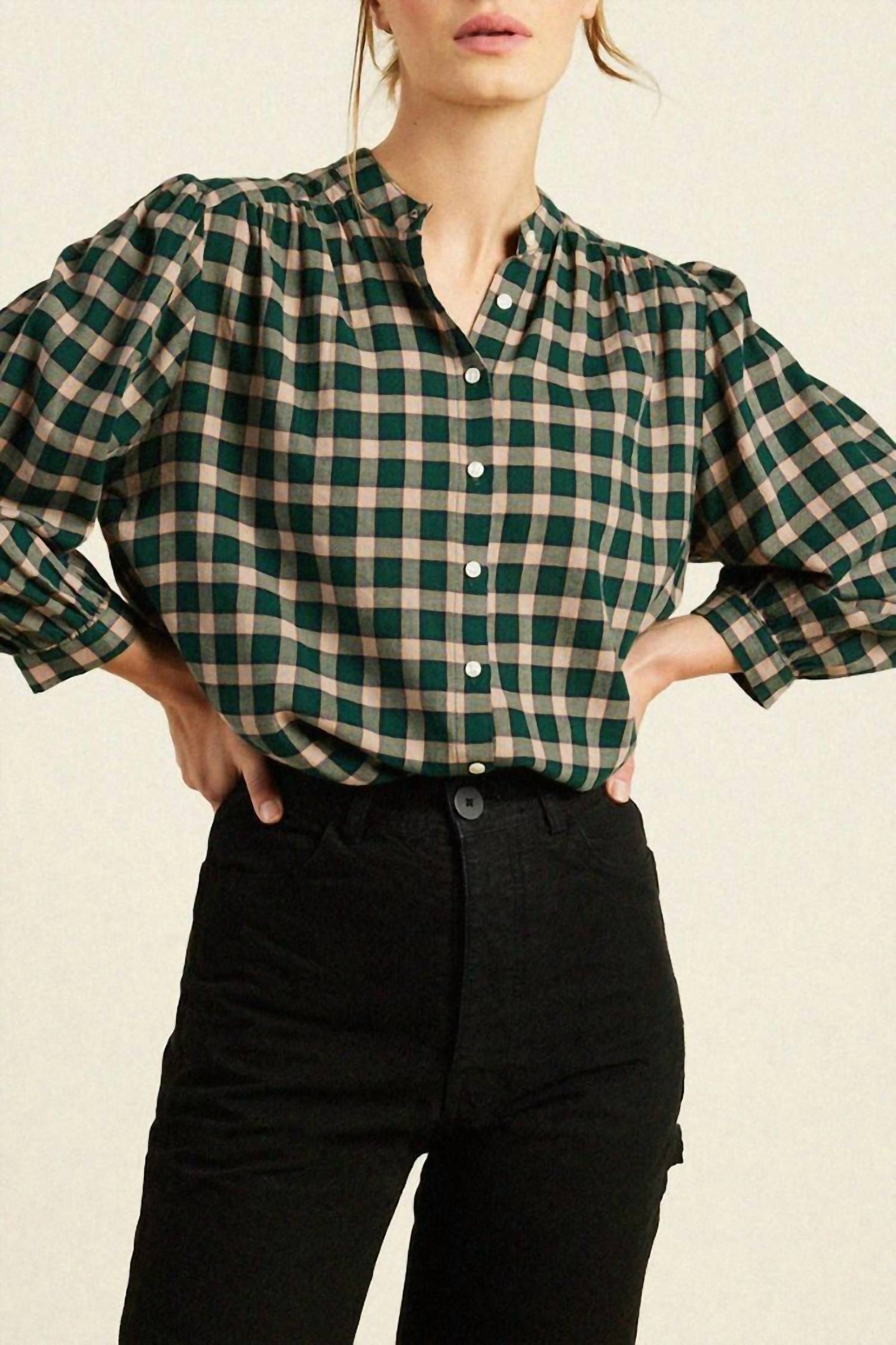 

Рубашка Emerson в клетку Roebuck TROVATA, цвет roebuck plaid