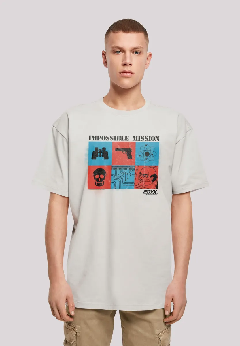 

Футболка F4NT4STIC "Impossible Mission Retro Gaming SEVENSQUARED", принт, цвет Lightasphalt