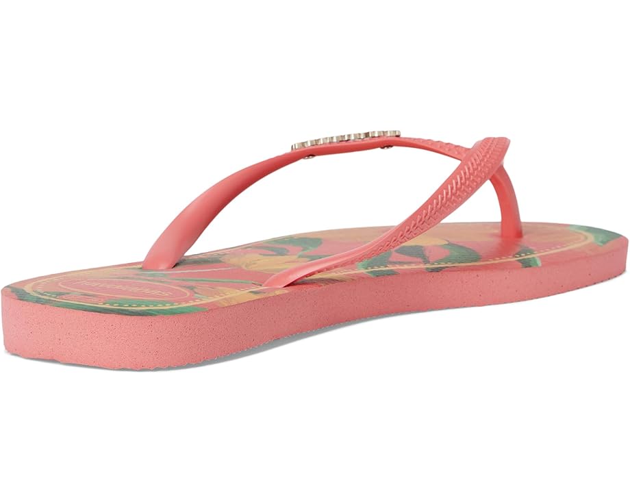 Сандалии Havaianas Slim Tropicalia Vibes Sandals, цвет Tropical Coral — фото 4