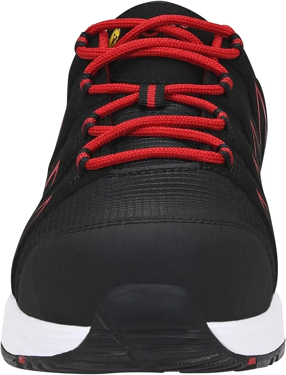 ELTEN Защитная обувь JORI jo_Speedy Black-Red Low ESD S3 для мужчин и женщин, текстиль, пластиковый носок (легче стального), легкая, спортивная — фото 4