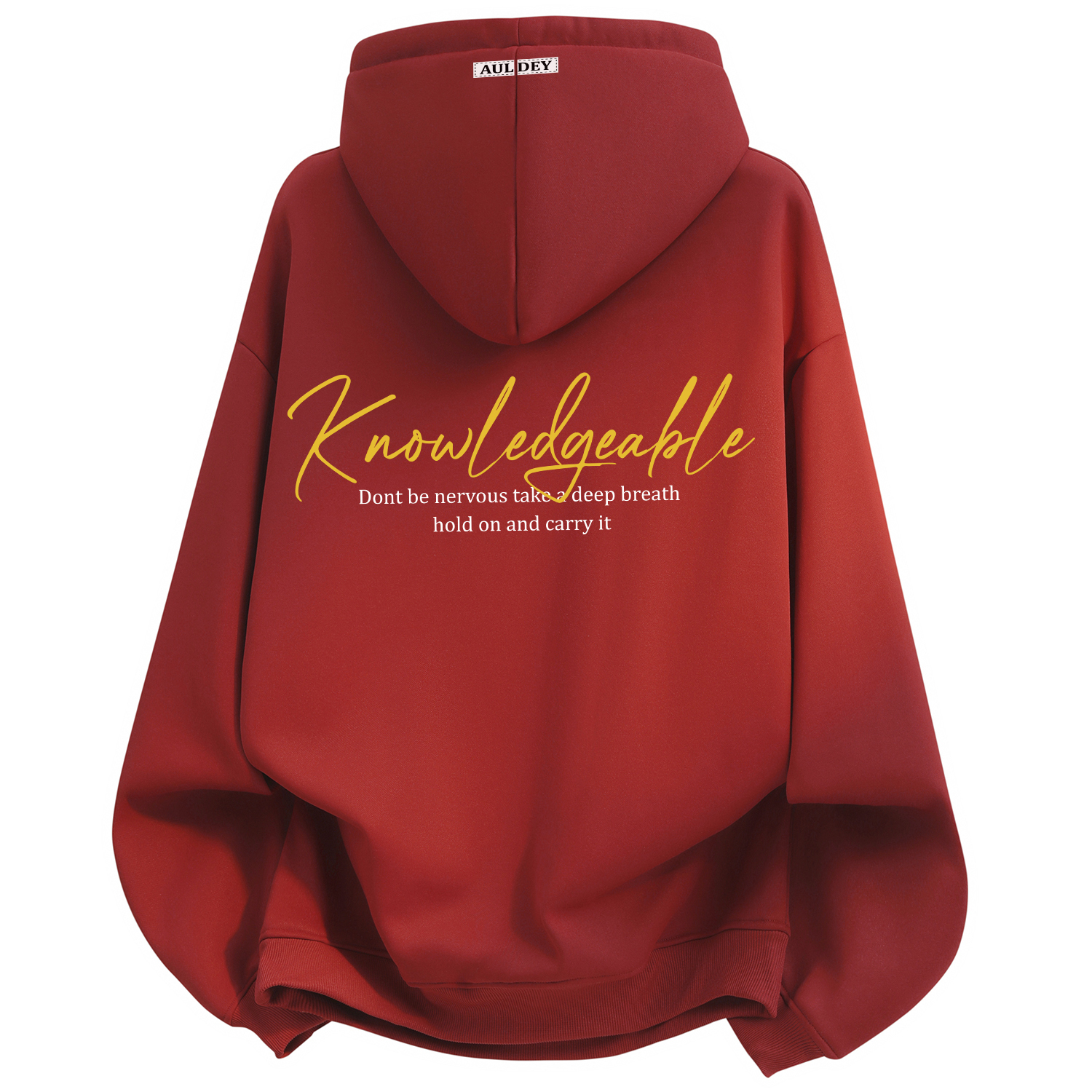 

Толстовка Unisex Hooded Thickened Heavyweight AULDEY, burgundy