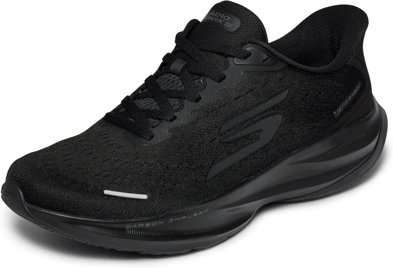 Мужские кроссовки Skechers Aero Spark Hands Free без шнурков, Black