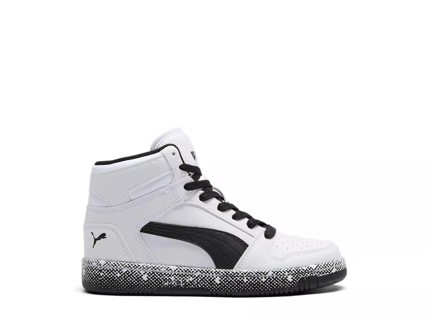 

Высокие кроссовки - детские Puma, White/Black