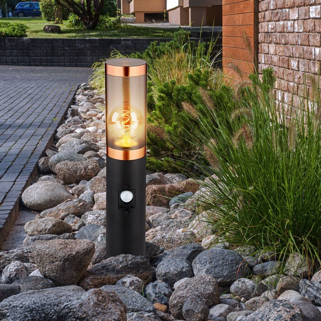 

Подставка для светильника, детектор движения, дым, медь, H 45 см Globo Lighting, черный