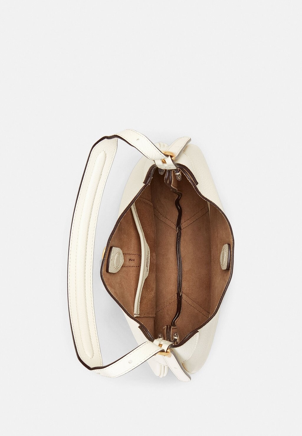 

Сумка через плечо POLO ID LEATHER SMALL SHOULDER BAG Ralph Lauren, кремовый