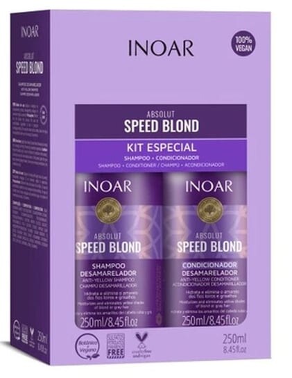 

Набор косметики для волос, 2 шт. Inoar Speed ​​Blond Duopack, inna