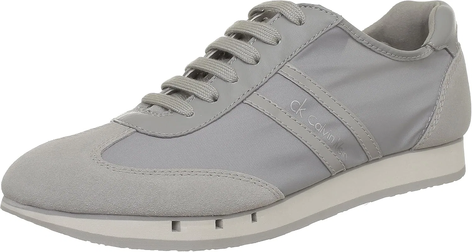 Мужские туфли на шнуровке Calvin Klein Monty из нейлона и замши O10609, Grey Sto