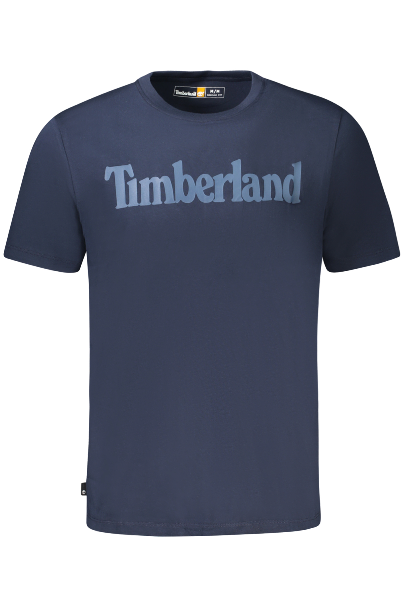 

Футболка мужская Timberland хлопковая с логотипом бренда, синий
