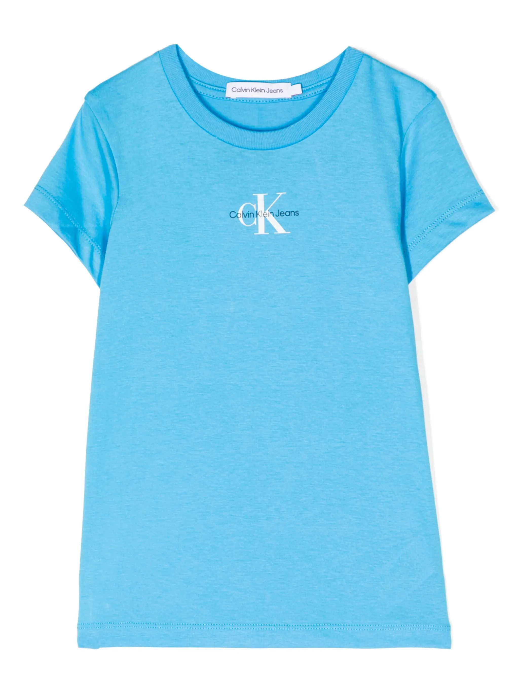 

Футболка с логотипом Calvin Klein Kids, синий
