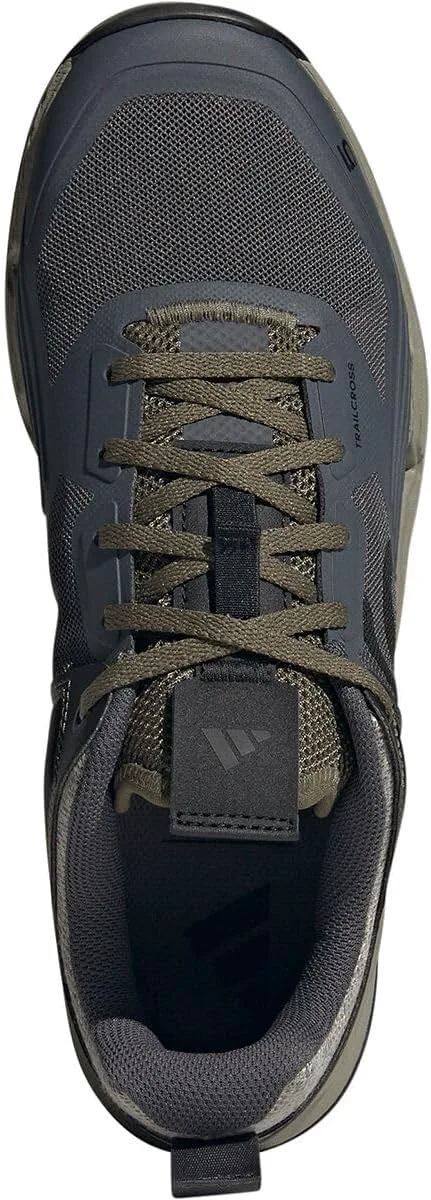Мужские трейловые кроссовки Adidas Trailcross, серый/черный/оливковый — фото 2