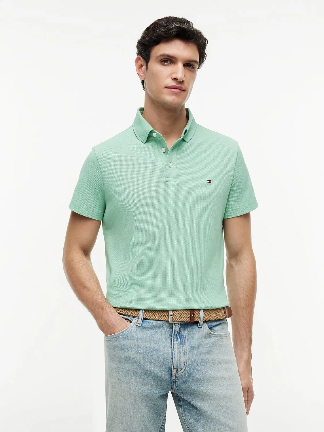 Рубашка Tommy Hilfiger, Mint — фото 2