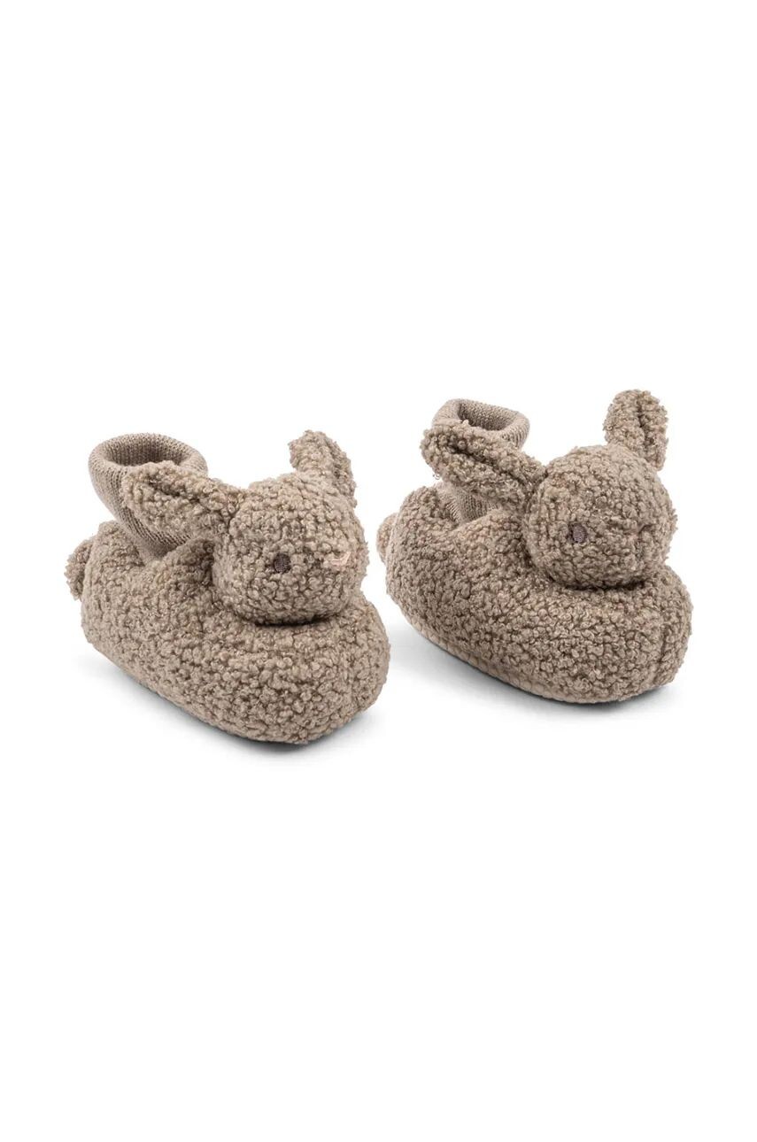 

Детские тапочки Konges Sløjd BUNNY FOOTIES, бежевый