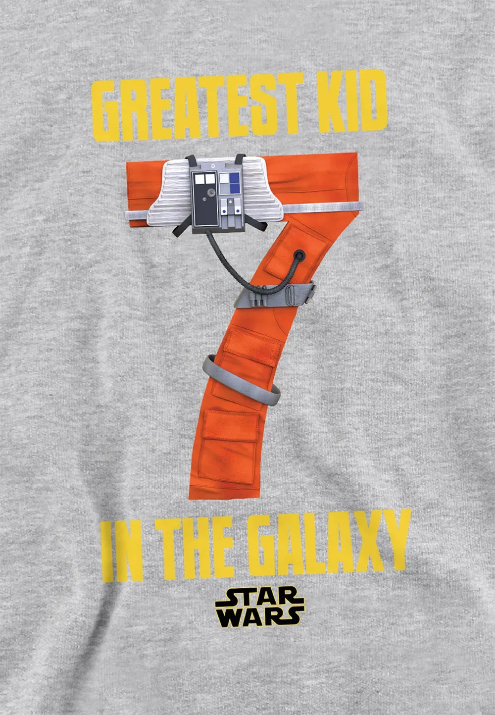 Детская толстовка Star Wars X-Wing Pilot Disney, серый — фото 2