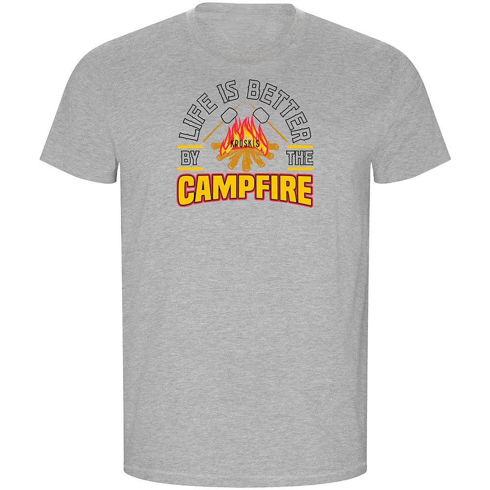 

Футболка с коротким рукавом Kruskis Better By The Campfire ECO, серый
