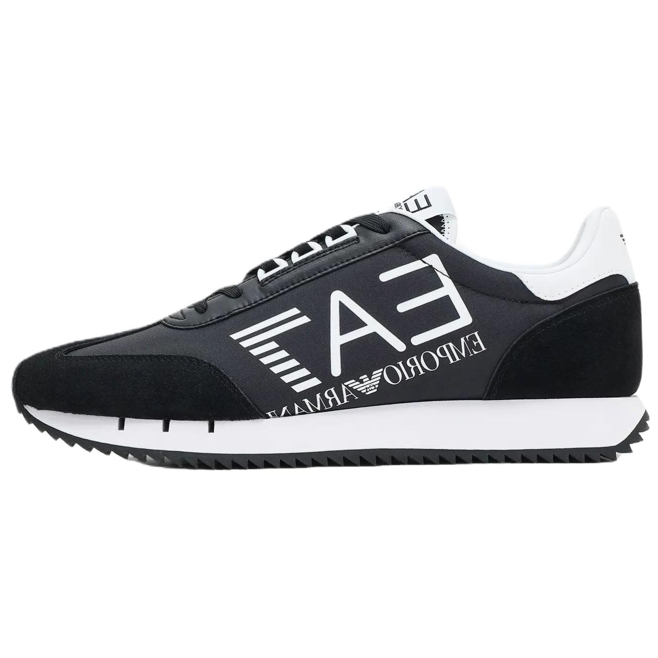 EMPORIO ARMANI EA7 низкие повседневные кроссовки Unisex Black — фото 3