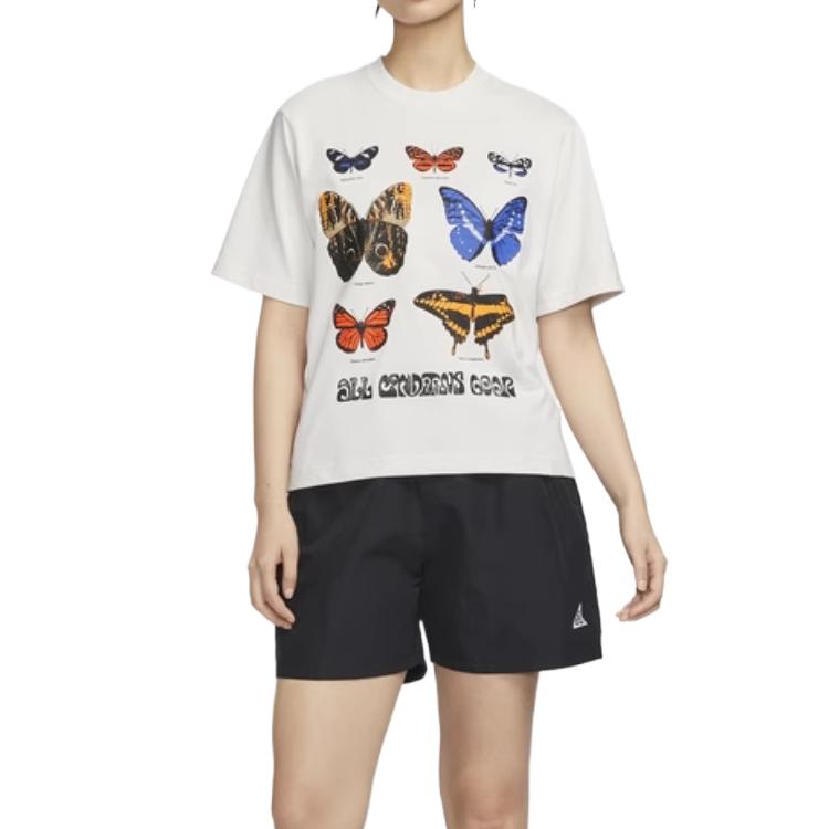 

Футболка Acg Acg Women's Dri FIT Nike, серо-белый