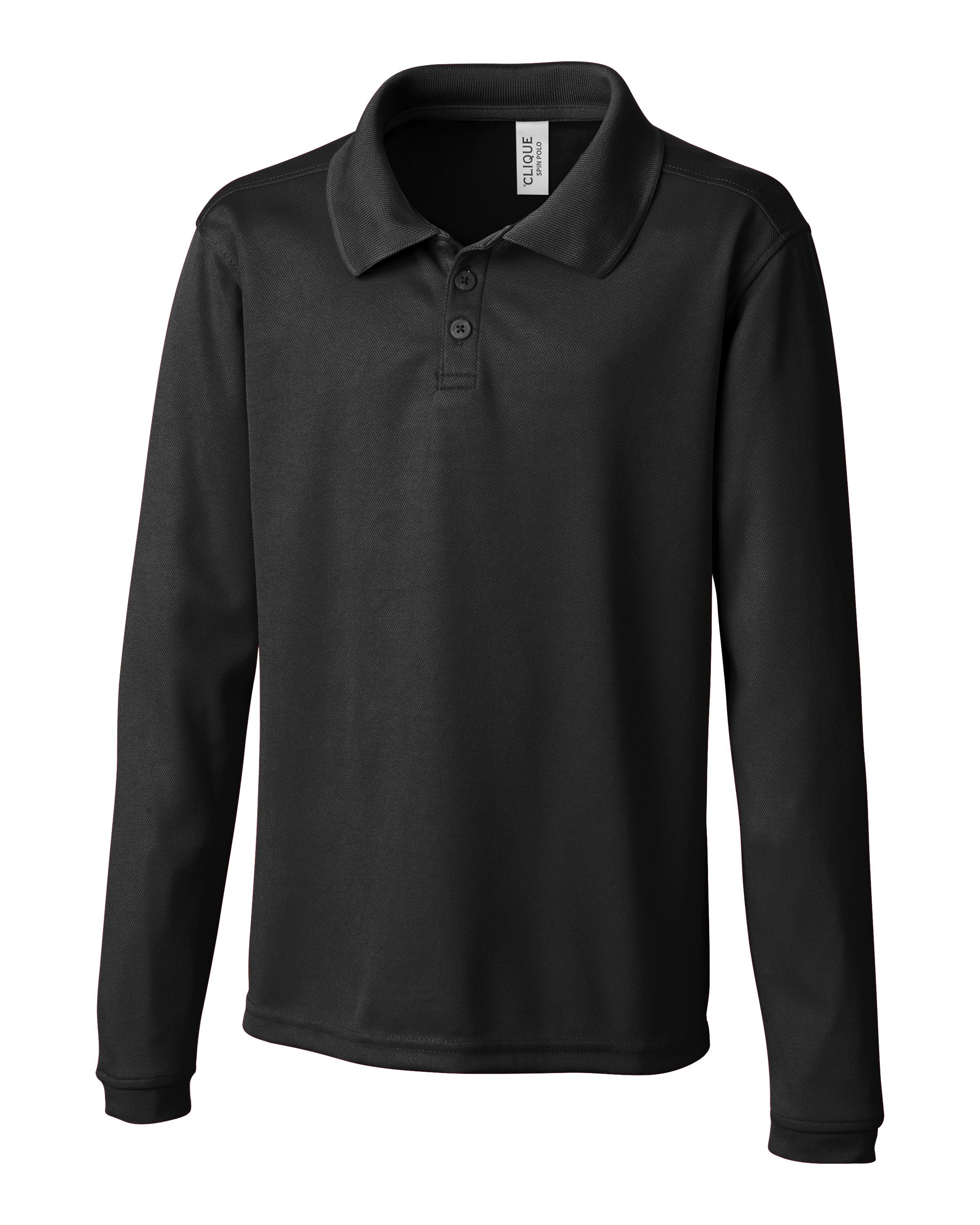 

Молодежное поло Clique L/S Spin, черный