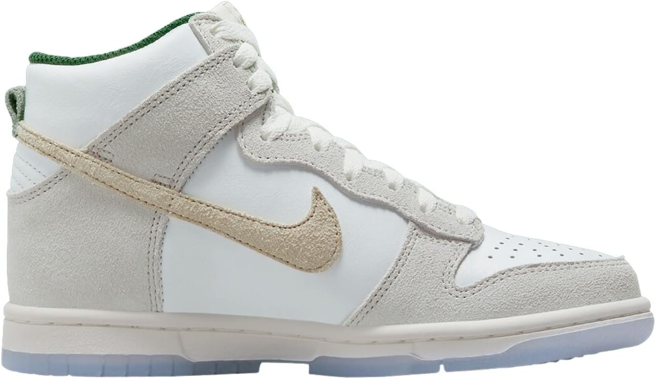 Детские кроссовки Nike Dunk High (Gs) унисекс, белый — фото 3