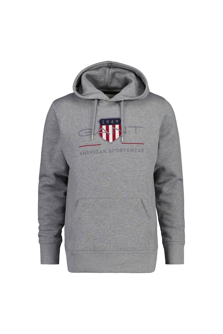 

Толстовка с логотипом Archive Shield Gant, серый