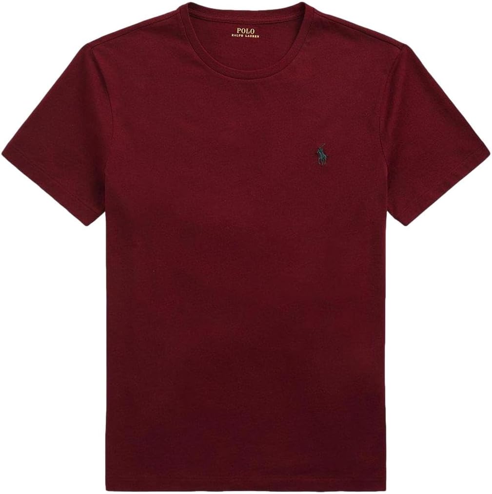 

Мужская футболка POLO RALPH LAUREN из хлопкового джерси с круглым вырезом, Aged Wine