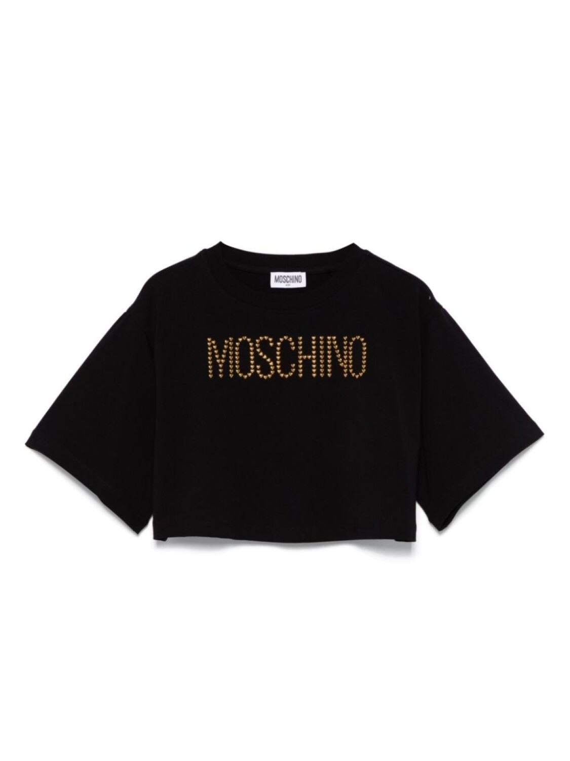 

Moschino Kids футболка с логотипом, черный