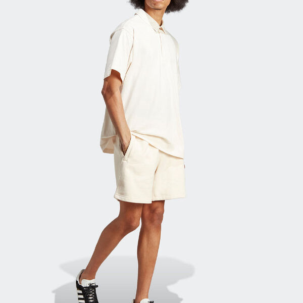 Футболка Adidas Premium Essentials Polo Shirt 'Beige', бежевый — фото 2