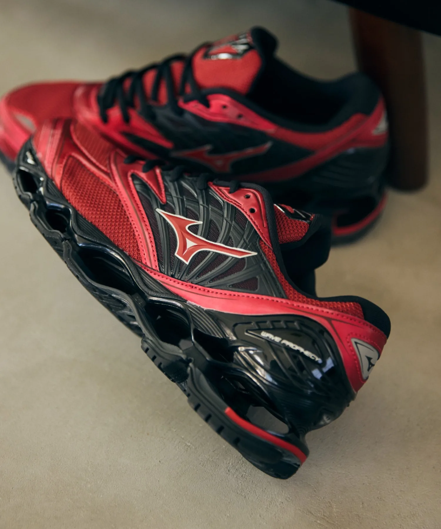 Кроссовки для бега с технологией Infinity Wave MIZUNO WAVE PROPHECY LS D1GA333706 красные — фото 3