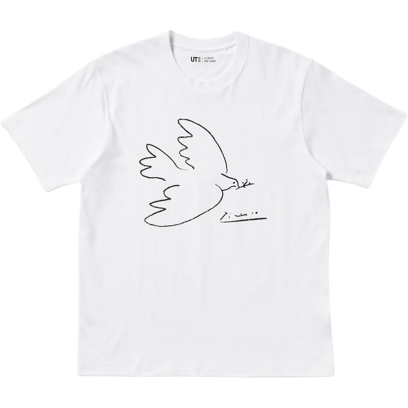 

UNIQLO Футболка BIJIASUO,LIANMINGKUAN Picasso, Collaboration SS25 Unisex White