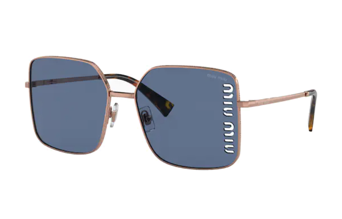 

MIU MIU Алюминиевые квадратные солнцезащитные очки Women's, Rose Gold