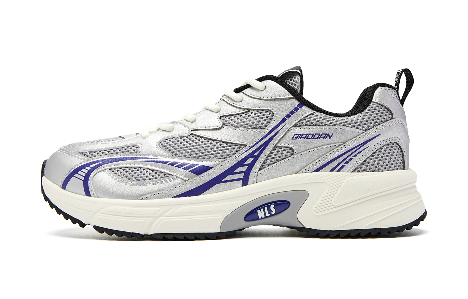 

Низкие повседневные туфли Kaiyuan SE с противоскользящим покрытием, устойчивые к истиранию, мужские, серо-серебристые QIAODAN, Pure Quality Gray/Silver