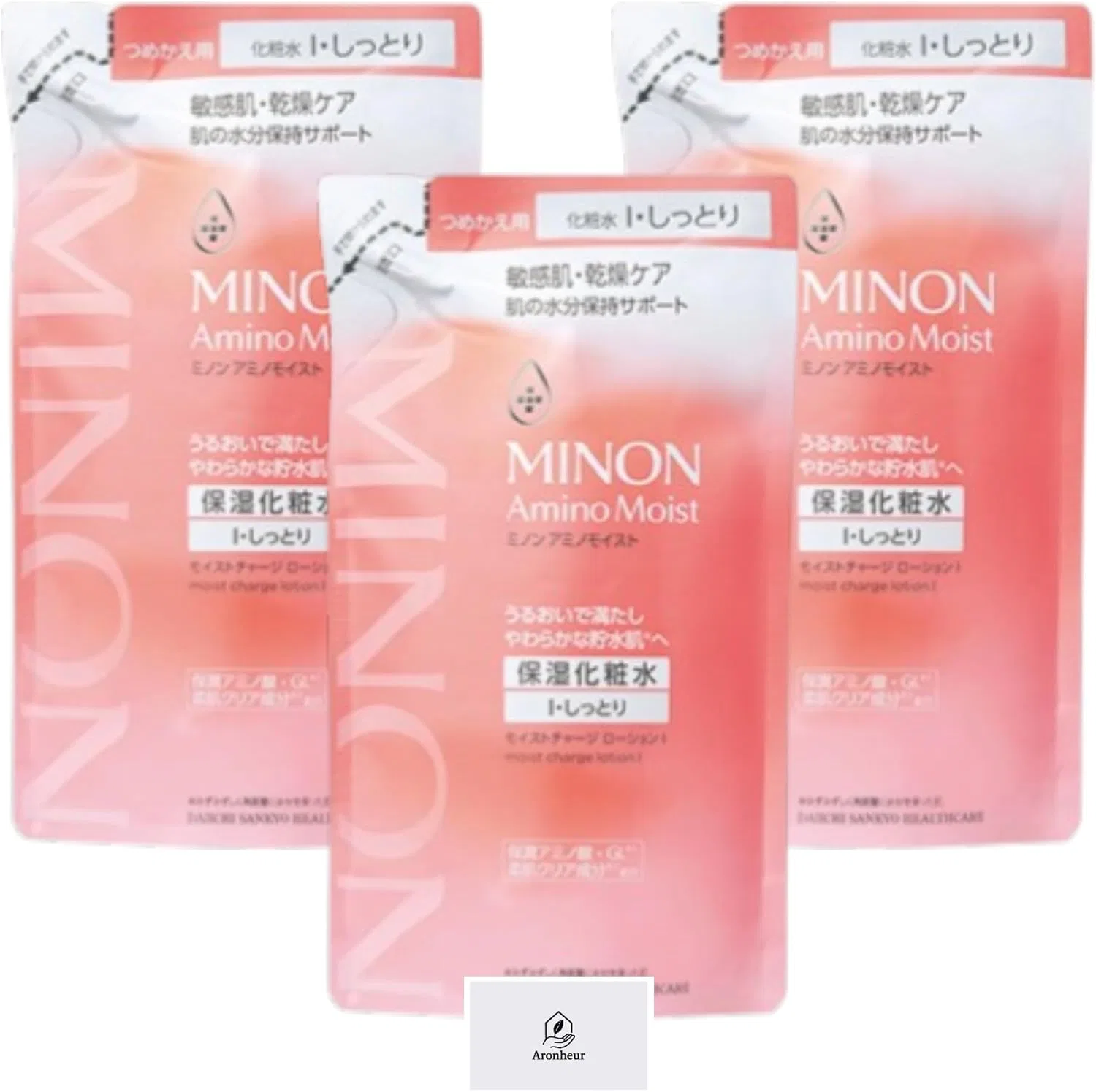 Набор Aronheur — Лосьон увлажняющий Amino Moist Moist Charge Lotion I, набор 3 шт. по 130 мл