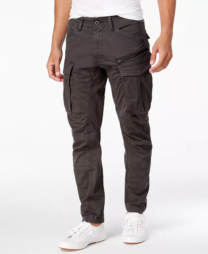

Мужские брюки Rovic Zip 3D Straight Tapered Cargo G-Star Raw, черный