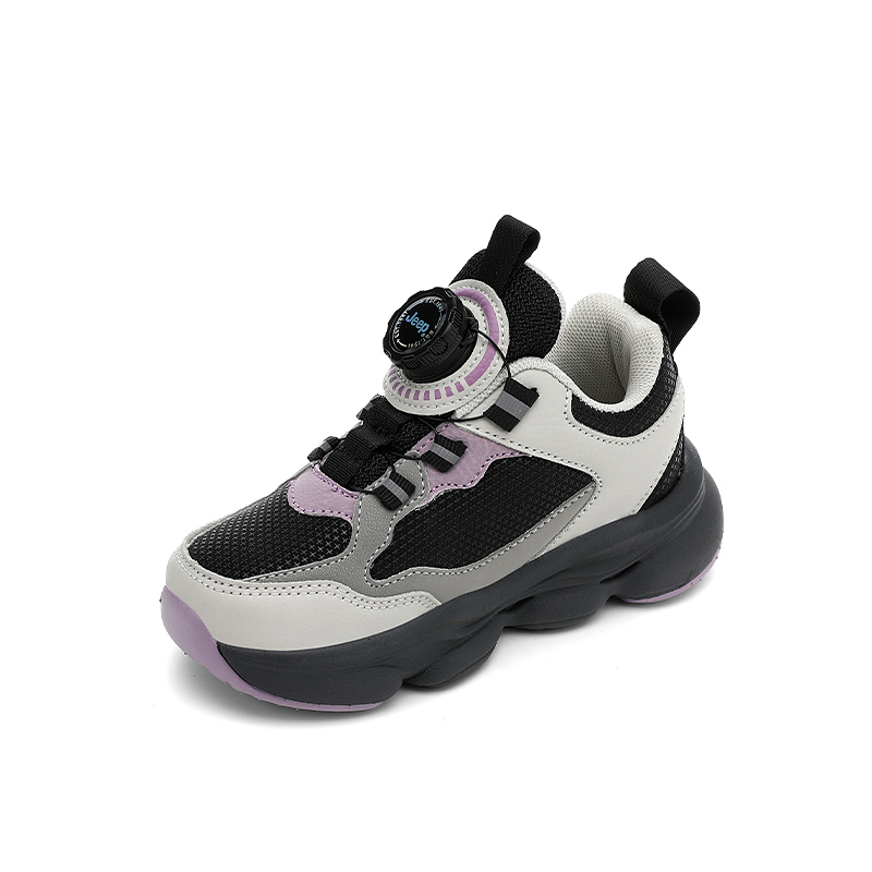 Jeep Беговые кроссовки Running Collection Slip Resistant Lightweight Cushioning Low top Black Purple для детей — фото 4