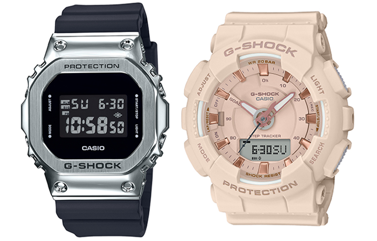 

CASIO Часы Unisex Pair Table Series Black Watch, Black Dial and Pink Dial (Pair)