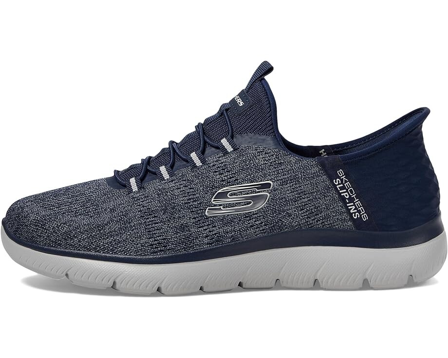 Кроссовки SKECHERS Summits Key Pace Hands Free Slip-In, темно-синий — фото 4