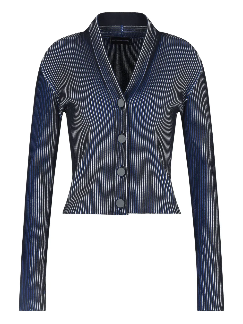 

Плиссированный кардиган на пуговицах EMPORIO ARMANI, синий