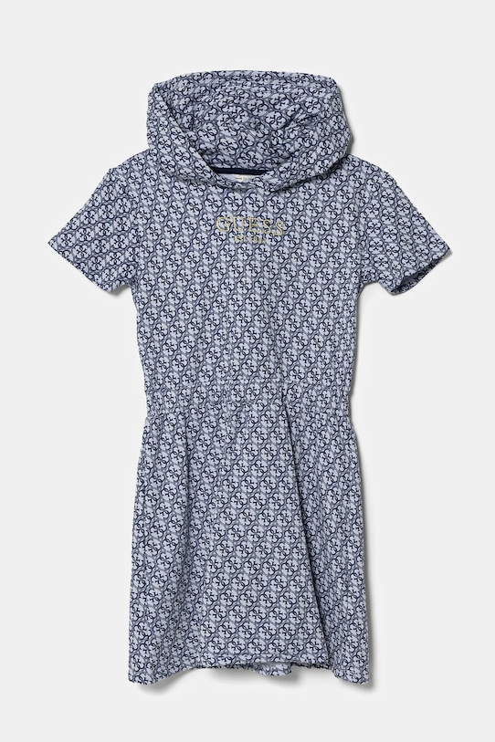 

Детское хлопковое платье Guess, синий