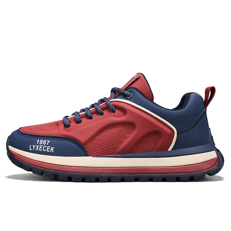 

PLAY COBBLER Низкие повседневные мужские туфли сине-красные, цвет Blue Red