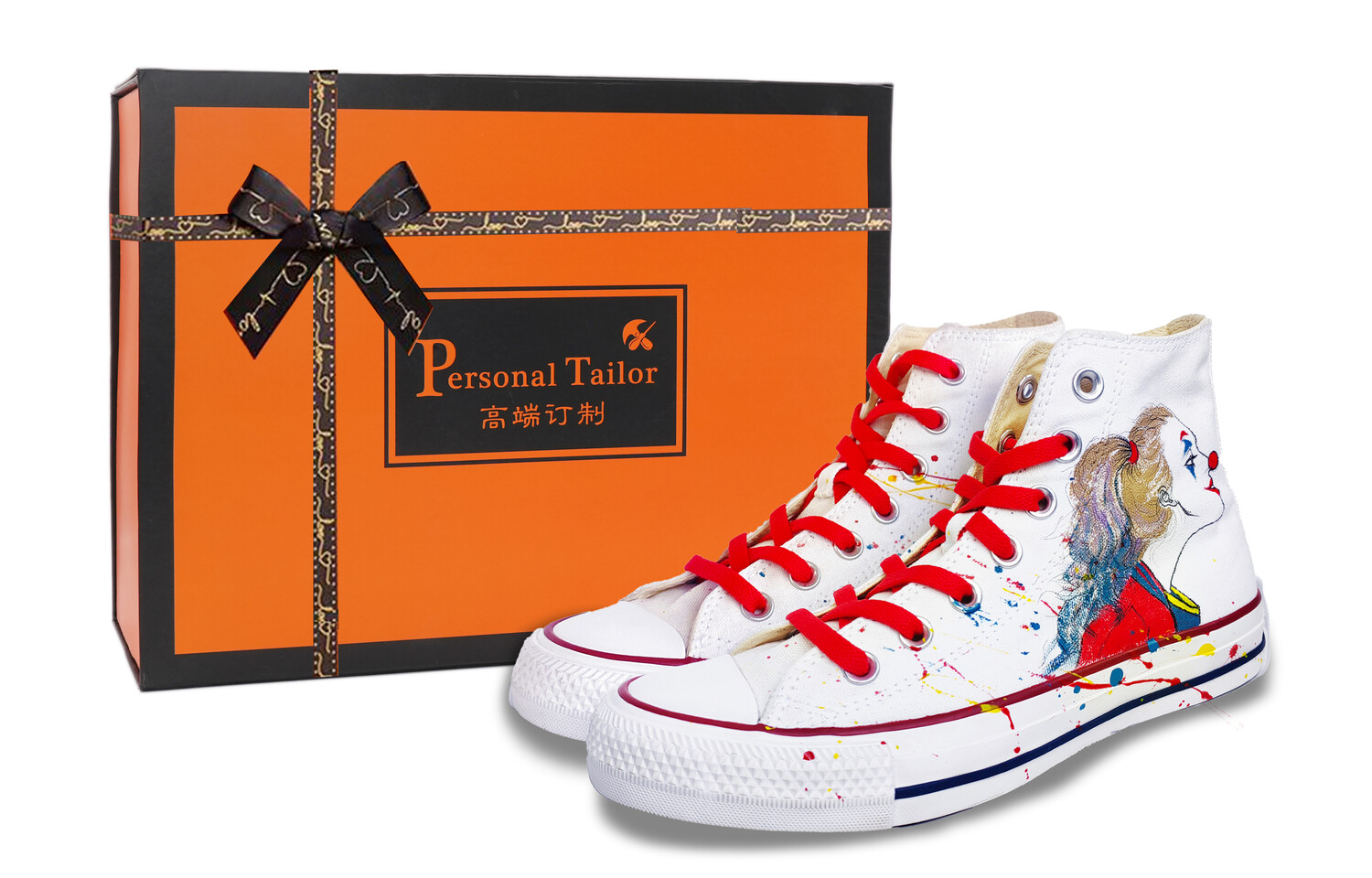 

All Star Canvas Shoes Unisex High-top Белый/Синий/Красный Converse