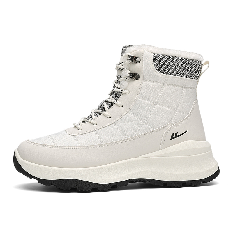 

Термоутепленные противоскользящие устойчивые к истиранию зимние ботинки с высотой подошвы 13 см для мужчин WARRIOR, бежевый