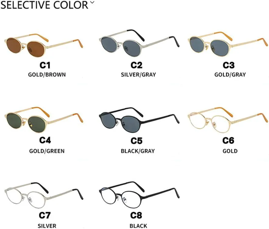 

Солнцезащитные очки UV400 - овальные, в стиле панк с металлическим блеском, для женщин и мужчин, для бега и занятий спортом на открытом воздухе UYPTK, 605-c6