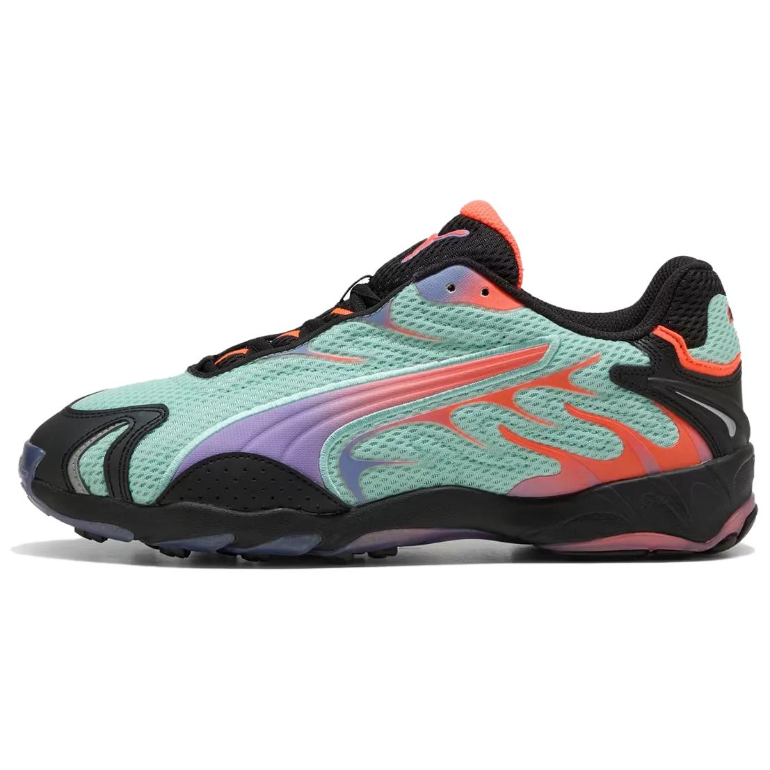 

PUMA Скользящие устойчивые к истиранию низкие кроссовки для бега unisex cyan black