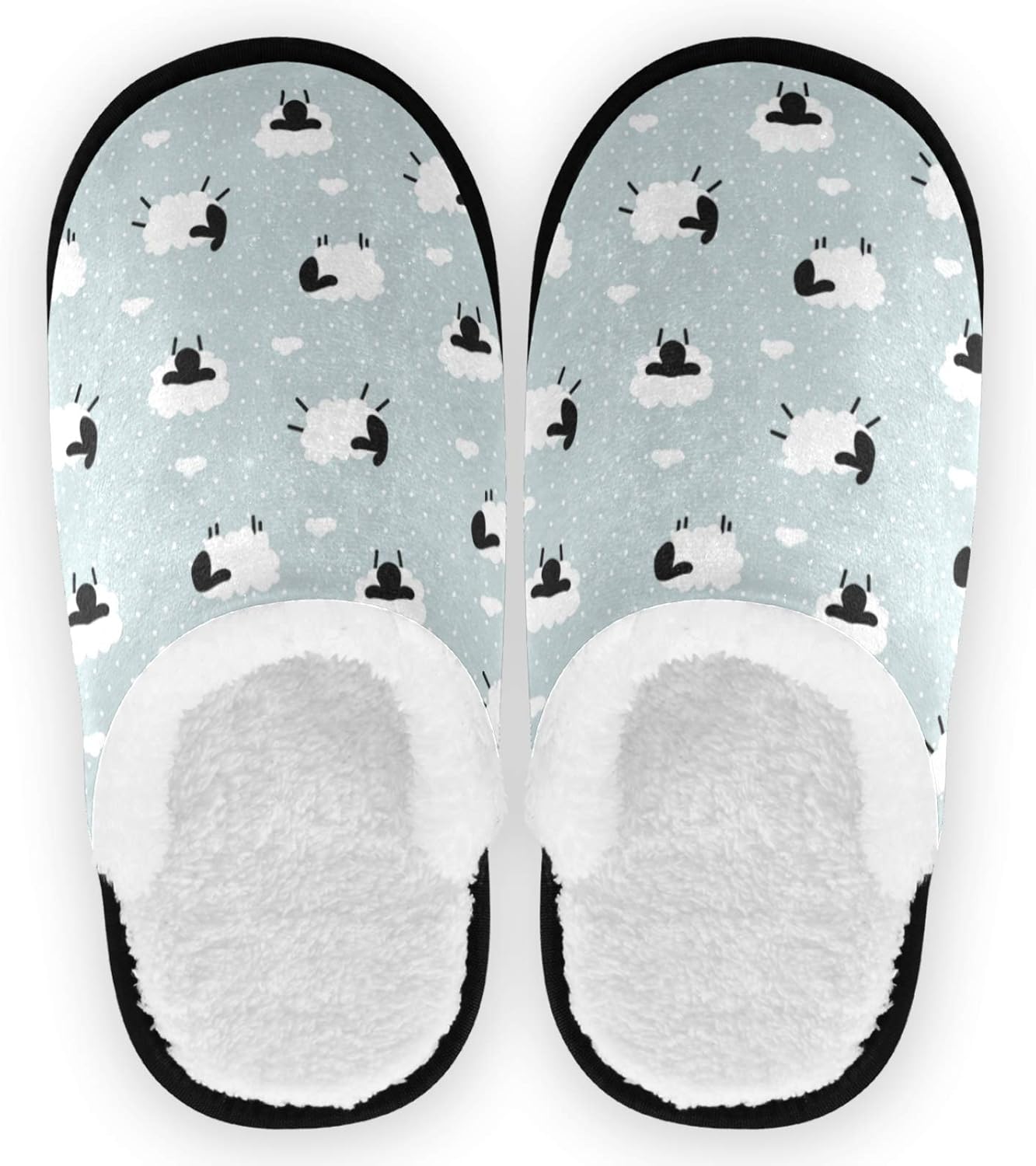 

Тапочки visesunny для женщин и мужчин, зимние теплые домашние тапочки из хлопка с эффектом памяти, мягкие плюшевые флисовые домашние тапочки без шнурков для девочек, обувь для дома и улицы, мультиколор