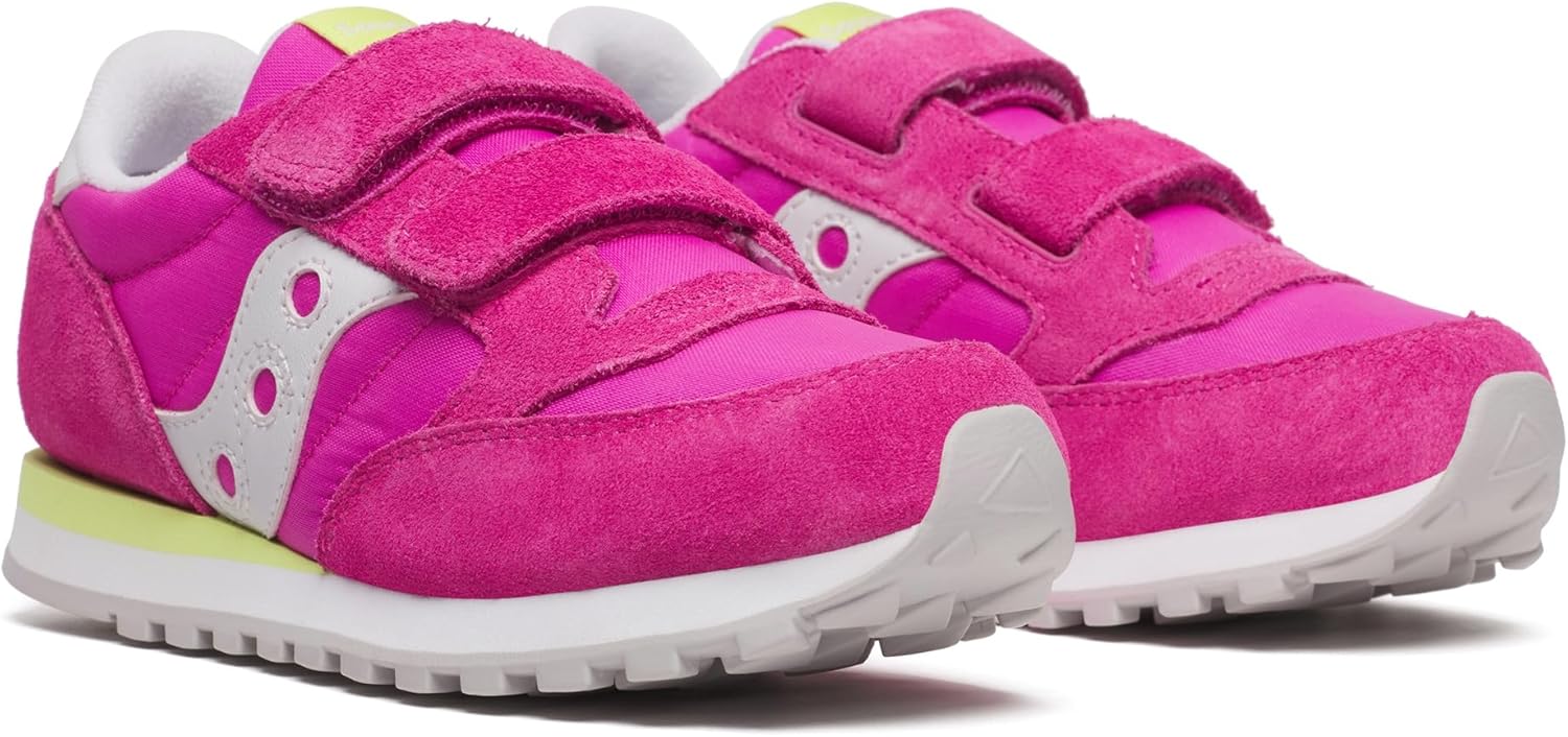 Детские кроссовки Saucony Jazz Double Hook Loop для унисекса, розовый — фото 3