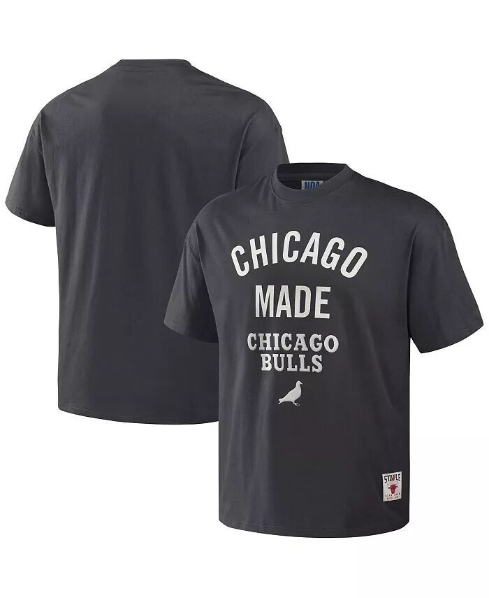 

Мужская футболка NBA x Anthracite Chicago Bulls Heavyweight Oversize Staple