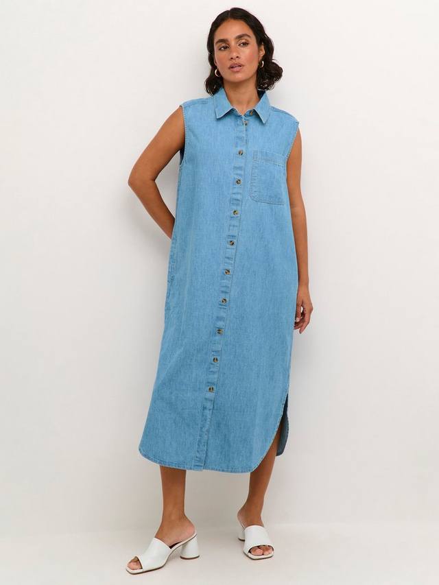 

Платье миди Louise KAFFE, Medium Blue Chambray