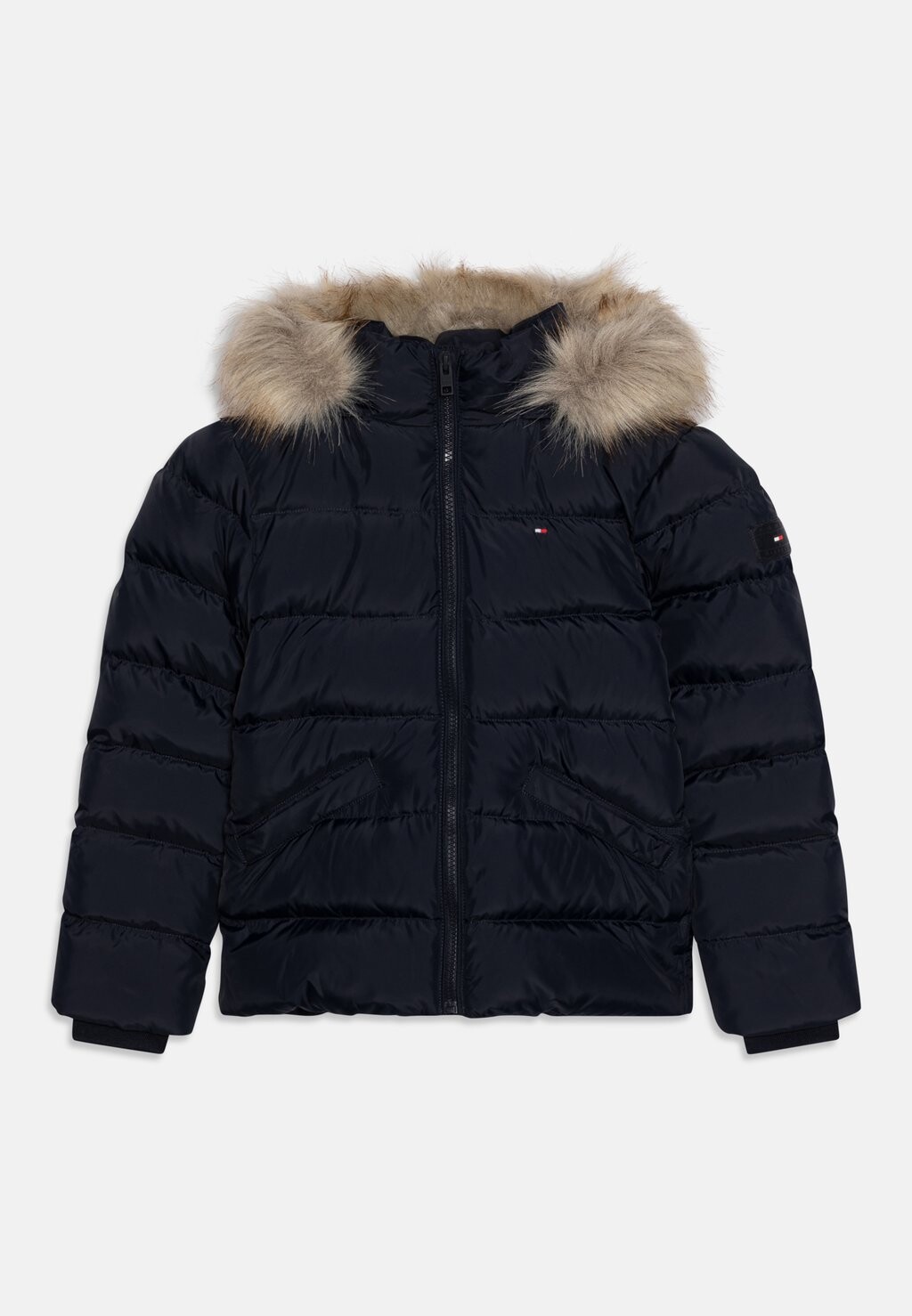 

Пуховик Essential Hood Tommy Hilfiger, цвет desert sky