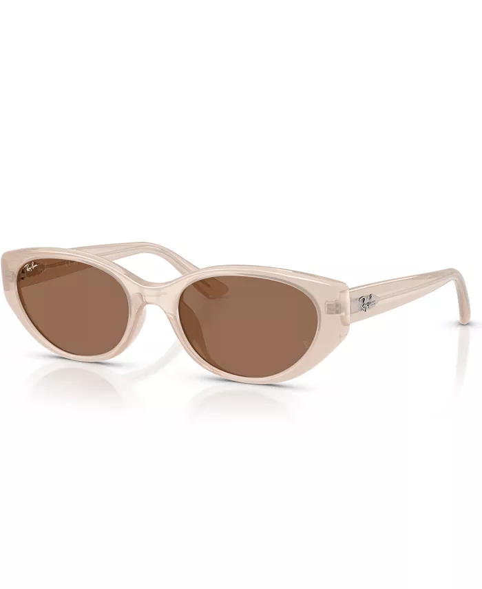 

Унисекс большие солнцезащитные очки, RB4457D Ray-Ban, коричневый/бежевый
